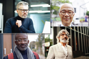 Different men wearing readers.