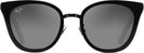 Cat Eye Black Gloss Dark Gunmetal/neutral Grey Lens Maui Jim Wood Rose 870 View #2