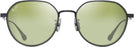 Round Matte Black/HT Green Lenses Maui Jim Kaulana Asian Fit 627 View #2