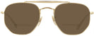 Aviator Gold Ray-Ban 3648 Bifocal Reading Sunglasses View #2