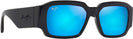 Rectangle Black/Blue Hawaii Lenses Maui Jim Kupale 639 View #1