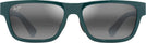 Rectangle Dark Green/neutral Grey Maui Jim Keola 628 Bifocal Reading Sunglasses View #2