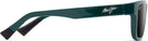 Rectangle Dark Green/neutral Grey Maui Jim Keola 628 Bifocal Reading Sunglasses View #3