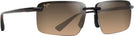 Rectangle Havana/HCL Bronze Lenses Maui Jim Laulima 626 View #1