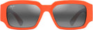 Rectangle Orange/Natural Grey Lenses Maui Jim Kupale 639 View #2