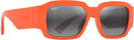 Rectangle Orange/Natural Grey Lenses Maui Jim Kupale 639 View #1