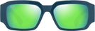 Rectangle Petrol Blue/Maui Green Lenses Maui Jim Kupale 639 View #2