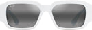 Rectangle White/Natural Grey Maui Jim Kupale 639 View #2