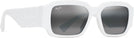 Rectangle White/Natural Grey Maui Jim Kupale 639 View #1