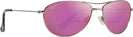 Aviator Gold/pink Mirror Lens Maui Jim Baby Beach 245 Bifocal Reading Sunglasses View #1