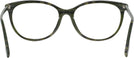 Oval Check Green  Burberry 2389 Single Vision Full Frame View #4