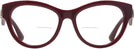 Round Bordeaux Burberry 2404 Bifocal View #2