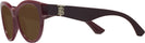 Round Bordeaux Burberry 2404 Progressive No-Line Reading Sunglasses View #3