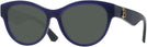 Round Blue Burberry 2404 Progressive No-Line Reading Sunglasses View #1