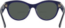 Round Blue Burberry 2404 Bifocal Reading Sunglasses View #4