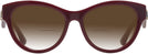 Round Bordeaux Burberry 2404 w Gradient Bifocal Reading Sunglasses View #2