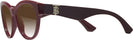 Round Bordeaux Burberry 2404 w Gradient Bifocal Reading Sunglasses View #3