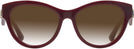 Round Bordeaux Burberry 2404 w/ Gradient Progressive No-Line Reading Sunglasses View #2