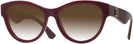 Round Bordeaux Burberry 2404 w/ Gradient Progressive No-Line Reading Sunglasses View #1