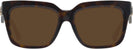 Square,Oversized Dark Havana Burberry 4419 Progressive No-Line Reading Sunglasses View #2