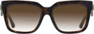 Square,Oversized Dark Havana Burberry 4419 w/ Gradient Bifocal Reading Sunglasses View #2