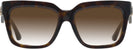 Square,Oversized Dark Havana Burberry 4419 w/ Gradient Progressive No-Line Reading Sunglasses View #2