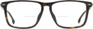 Square Dark Havana Hugo Boss 0931 Bifocal View #2