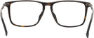 Square Dark Havana Hugo Boss 0931 Single Vision Full Frame View #4