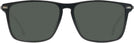 Square Black Hugo Boss 0931 Progressive No-Line Reading Sunglasses View #2