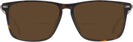 Square Dark Havana Hugo Boss 0931 Bifocal Reading Sunglasses View #2