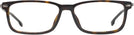 Rectangle Dark Havana Hugo Boss 0933 Single Vision Full Frame View #2