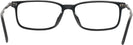 Rectangle Black Hugo Boss 0933 Single Vision Full Frame View #4