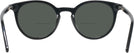 Round Black Stanton Bifocal Reading Sunglasses View #4