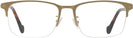 Rectangle Gold With Tortoise Canali CO603A Computer Style Progressive View #2