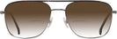 Aviator,Square Ruthenium Carrera 211/SAM w/ Gradient Bifocal Reading Sunglasses View #2