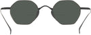 Unique Matte Black Edsal Bifocal Reading Sunglasses View #4