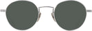 Round Silver Gatsby Progressive No-Line Reading Sunglasses View #2