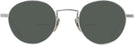 Round Silver Gatsby Bifocal Reading Sunglasses View #2