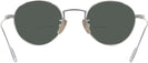 Round Silver Gatsby Bifocal Reading Sunglasses View #4