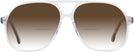 Aviator Crystal With Tortoise Temple Newport w/ Gradient Bifocal Reading Sunglasses View #2