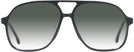 Aviator Black With Tortoise Temple Newport w/ Gradient Progressive No-Line Reading Sunglasses View #2