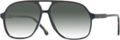 Aviator Black With Tortoise Temple Newport w/ Gradient Progressive No-Line Reading Sunglasses View #1