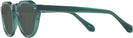 Round Transparent Green Truman Progressive No Line Reading Sunglasses View #3