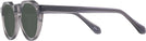 Round Transparent Grey Truman Progressive No Line Reading Sunglasses View #3