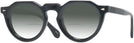 Round Black Truman w/ Gradient Bifocal Reading Sunglasses View #1