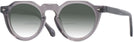 Round Transparent Grey Truman w/ Gradient Bifocal Reading Sunglasses View #1