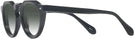 Round Black Truman w/ Gradient Progressive No-Line Reading Sunglasses View #3