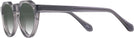 Round Transparent Grey Truman w/ Gradient Progressive No-Line Reading Sunglasses View #3