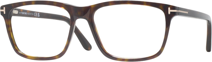 Rectangle Dark Havana Tom Ford 5479 Progressive No-Lines View #1