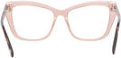 Cat Eye Shiny Light Pink Tom Ford 5826 Single Vision Full Frame View #4